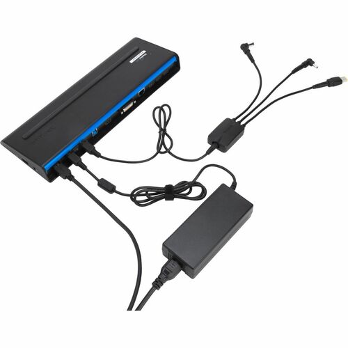 Cable de alimentación de CC Hydra de 3 pines y 3 vías de Targus