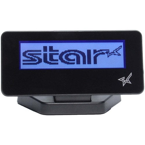 Star Micronics Black LCD Customer Display - USB, 2x20 Characters, mPOP® Compat