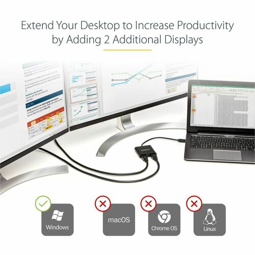 Adaptador USB 3.0 a HDMI dual de StarTech.com