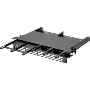 Panduit 1 RU HD Flex 6-Port Enclosure - For Patch Panel - 1U Rack Height - Rack-mountable