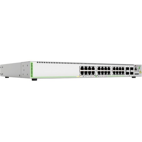 L2+ MNGD 24 X 10/100/1000 MBPS 4XSFP RANURAS DE ENLACE ASCENDENTE 1 ALIMENTACIÓN DE CA FIJA