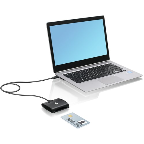 IOGEAR USB-C Smart Card Reader (TAA compliant) - Contact - Cable - USB Type C -