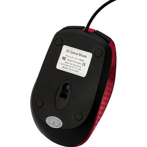 SOURIS OPTIQUE FILAIRE POUR ORDINATEUR PORTABLE MULTI 10