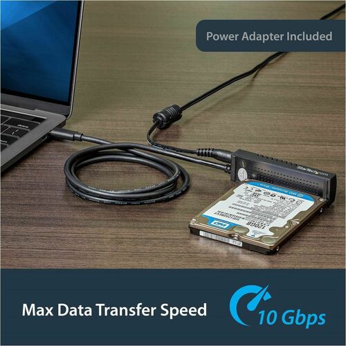 Cable adaptador USB C a SATA de StarTech.com para unidades SSD/HDD de 2,5"/3,5"