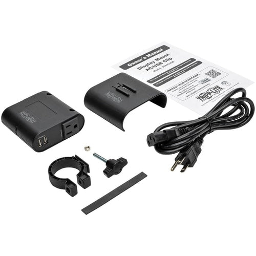 Tripp Lite by Eaton AC/USB Charging Clip for Displ