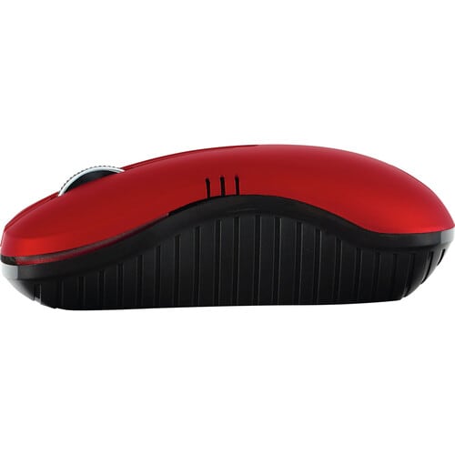 Verbatim Wireless Notebook Optical Mouse, Commuter Series - Matte Red - Optical