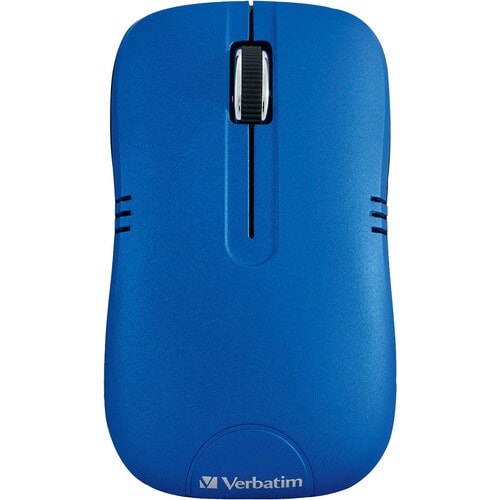 Souris optique sans fil Verbatim pour ordinateur portable, série Commuter - Bleu mat - Optique