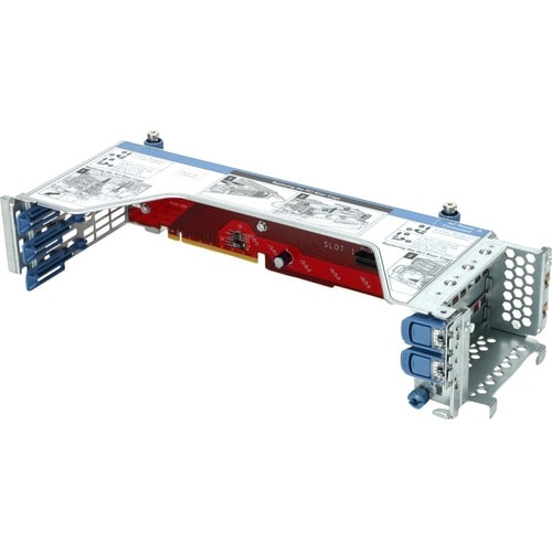 HPE DL38X Gen10 4-Port 8 NVMe Slim SAS Secondary Riser - 4"