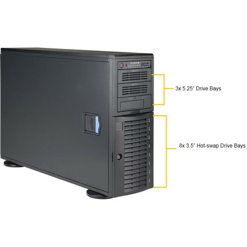 Système serveur barebone Supermicro SuperWorkstation 7049A-T - Tour 4U
