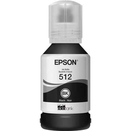Epson T512, Bouteille d'encre noire - Jet d'encre - Noir - 8000 pages -