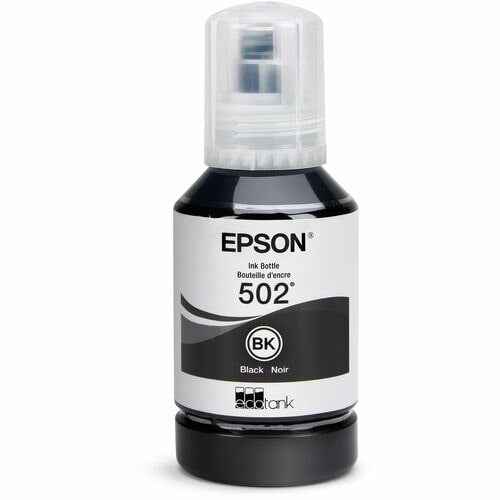 Bouteille d'encre noire pigmentée T502 avec capteur SENSORMATIC