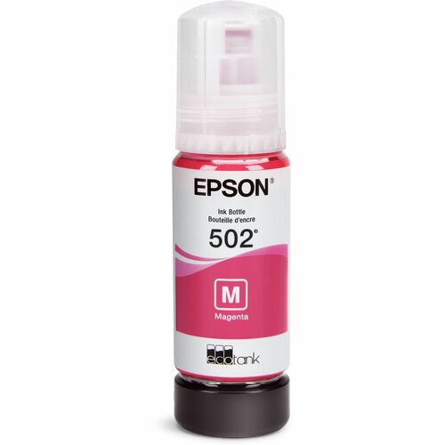 Bouteille d'encre colorante magenta T502 avec capteur SENSORMATIC