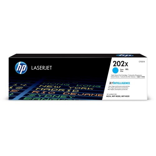 CARTOUCHE DE TONER LASERJET CYAN 202X
