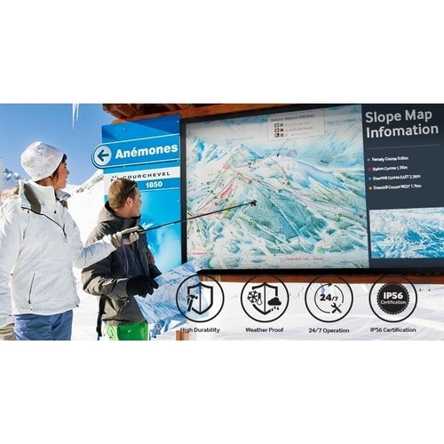 Écran d'affichage numérique Samsung OH75F - 75" (1905 mm) LCD Cortex A12 1,30 GHz - 2,50 Go