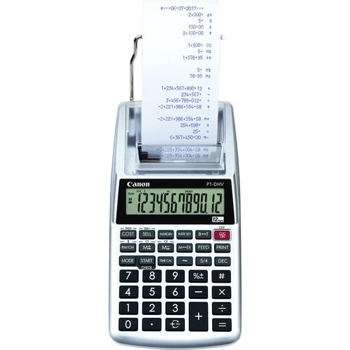 Calculatrice imprimante Canon P1-DHV 3 - Argent