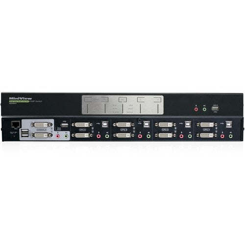 KIT KVMP DE PANTALLA DVI DE DOBLE VISTA DE 4 PUERTOS