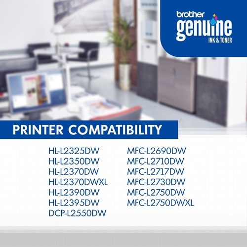 Cartouche de toner haute capacité TN760 pour machines laser