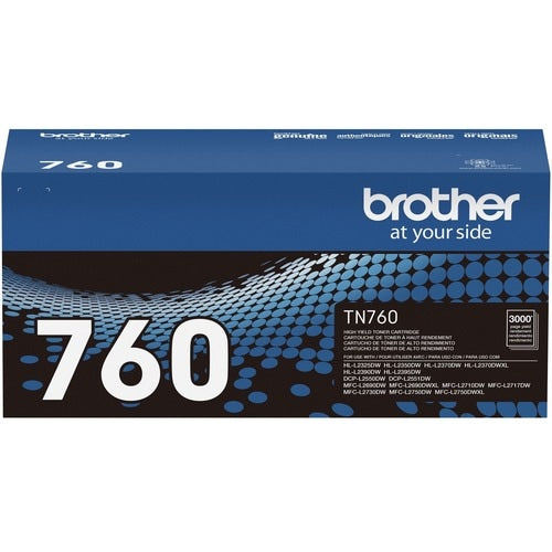 Cartouche de toner haute capacité TN760 pour machines laser