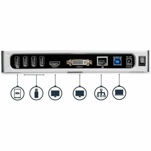Estación de acoplamiento USB 3.0 de StarTech.com