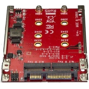 ADAPTADOR RAID SATA DE DOBLE RANURA M.2 A 2,5 PULGADAS
