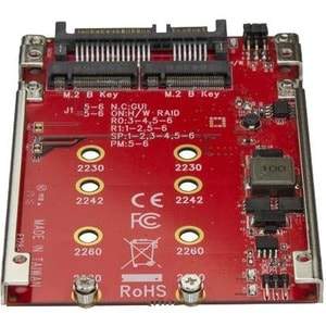 ADAPTADOR RAID SATA DE DOBLE RANURA M.2 A 2,5 PULGADAS