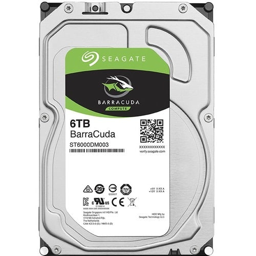 Disque dur SATA BARRACUDA 6 To 5400 tr/min 256 Mo 3,5 pouces sans cryptage