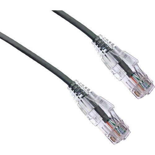 Câble de raccordement ultra-fin Axiom Memory CAT6 BENDnFLEX 7 pieds, anti-accroc, 550 MHz (gris)