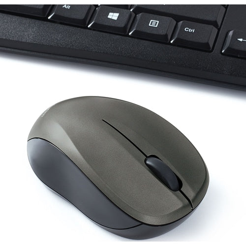 Ratón y teclado inalámbricos silenciosos Verbatim - Negro - USB inalámbrico RF