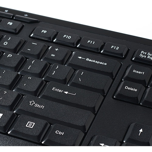 Ratón y teclado inalámbricos silenciosos Verbatim - Negro - USB inalámbrico RF