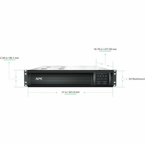 Onduleur APC by Schneider Electric Smart-UPS 1500 VA LCD RM 2U 120 V avec SmartCo
