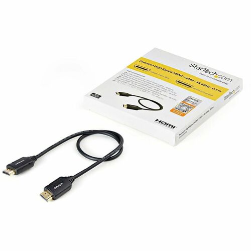 Câble HDMI 2.0 certifié premium StarTech.com de 50 cm avec Ethernet