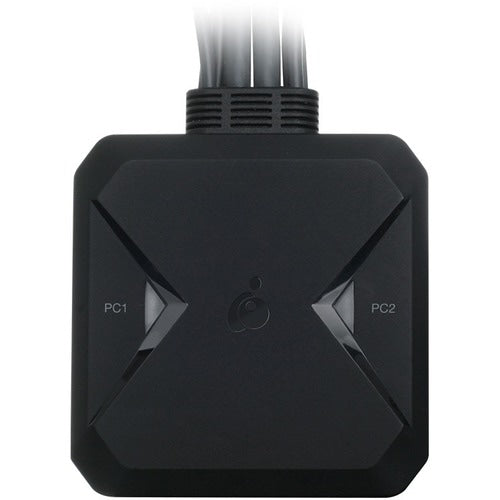 CONMUTADOR KVM CON CABLE DISPLAYPORT USB DE 2 PUERTOS