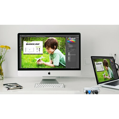 Adaptador multipuerto USB-C 4K de IOGEAR (HDMI, GbE, USB tipo A, USB