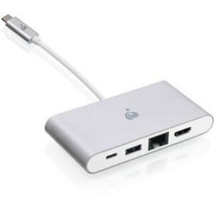 Adaptador multipuerto USB-C 4K de IOGEAR (HDMI, GbE, USB tipo A, USB