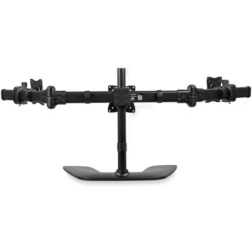 StarTech.com Triple Monitor Stand, Crossbar, Steel