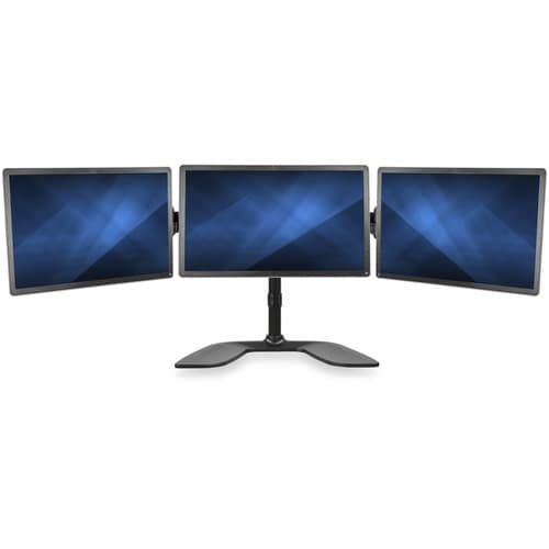 StarTech.com Triple Monitor Stand, Crossbar, Steel