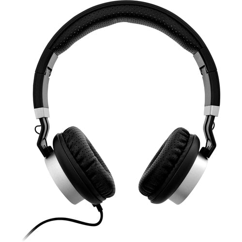 V7 Lightweight On-Ear Headphones - Black/Silver