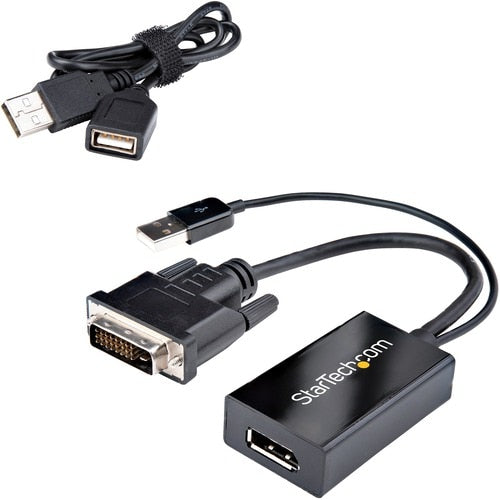 StarTech.com DVI to DisplayPort Adapter with USB Power