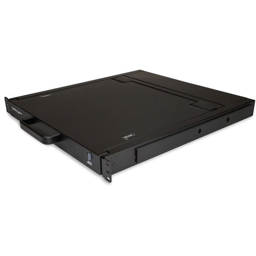 CONSOLA KVM DE 17 PULGADAS Y 1 PUERTO PARA MONTAJE EN RACK, CON SOPORTE PARA LCD, CABLE INCLUIDO