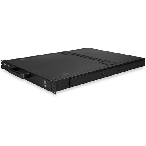 CONSOLA KVM DE 16 PUERTOS PARA MONTAJE EN RACK, SOPORTE PARA LCD DE 17 PULGADAS, PIEZAS Y CABLES INCLUIDOS
