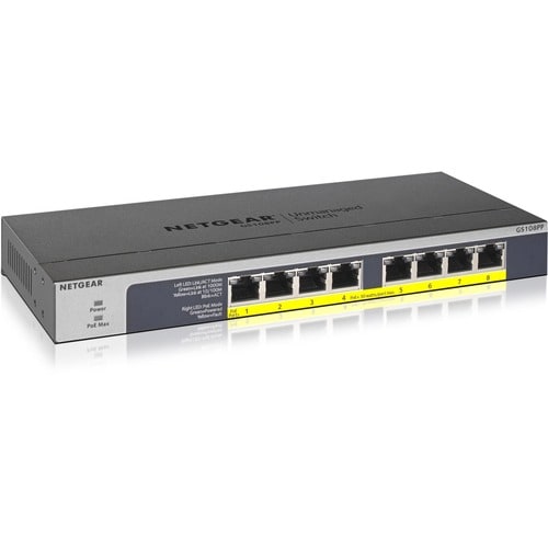 8PORT POE/POE+ GB ETHERNET UNMANAGED SWITCH