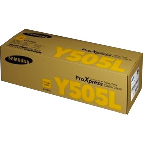 Cartucho de tóner amarillo de alto rendimiento Samsung CLT-Y505L