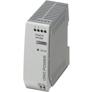 Perle UNO-PS/1AC/24DC/60W Power Supply - DIN Rail - 120 V AC, 230 V AC Input