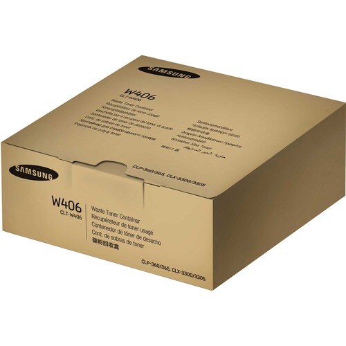 Samsung CLT-W406 Waste Toner Container - Laser - Black, Cyan