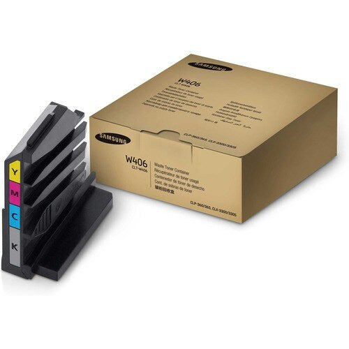 Samsung CLT-W406 Waste Toner Container - Laser - Black, Cyan