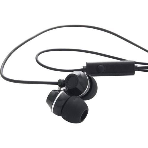Verbatim Stereo Earphones with Microphone - Stereo - Mini-phone (3.5mm