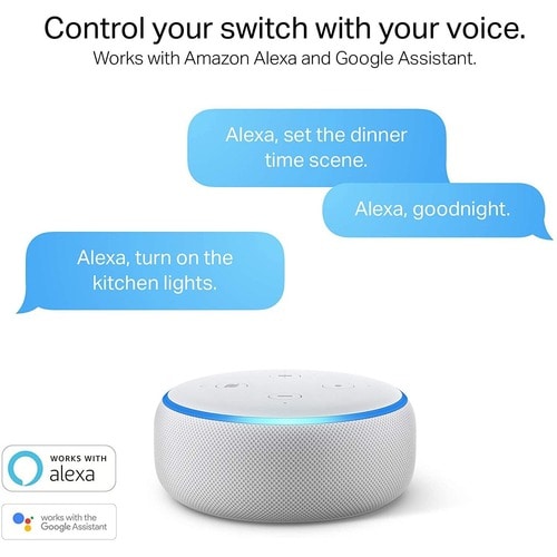 Interruptor de luz inteligente Wi-Fi Kasa, 3
