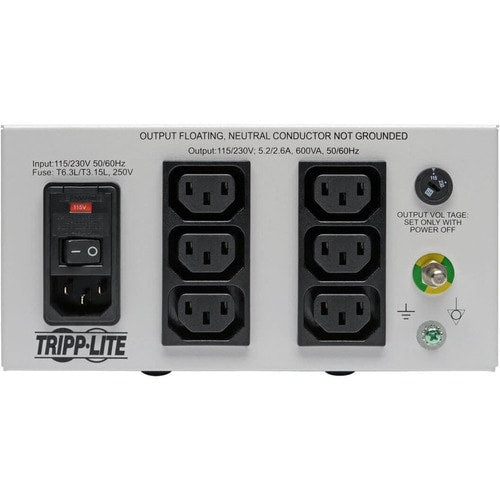 Tripp Lite by Eaton Isolator IS600HGDV Isolation Transformer
