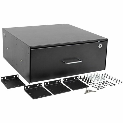 BOÎTIERS DE RANGEMENT À TIROIRS VERROUILLABLES POUR MONTAGE EN RACK 4U / CADRE OUVERT