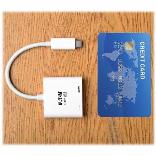 Tripp Lite by Eaton U444-06N-H4K6WC USB-C 3.1 to HDMI 4K Adapter, M/F, White - 6\" (152.40